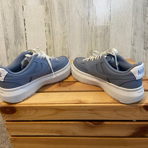 CLEARANCE! Nike Women's Size 8 Court Vision Alta Sneakers Ashen Slate Platform - Picture 6 of 9